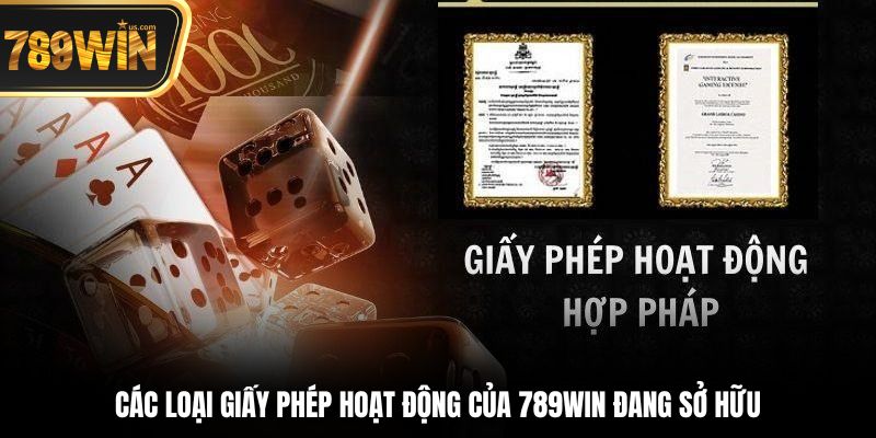 Giấy Phép Hoạt Động - Chứng Minh Sự Hợp Pháp Của 789win 5 Các loại giấy phép hoạt động của 789win đang sở hữu